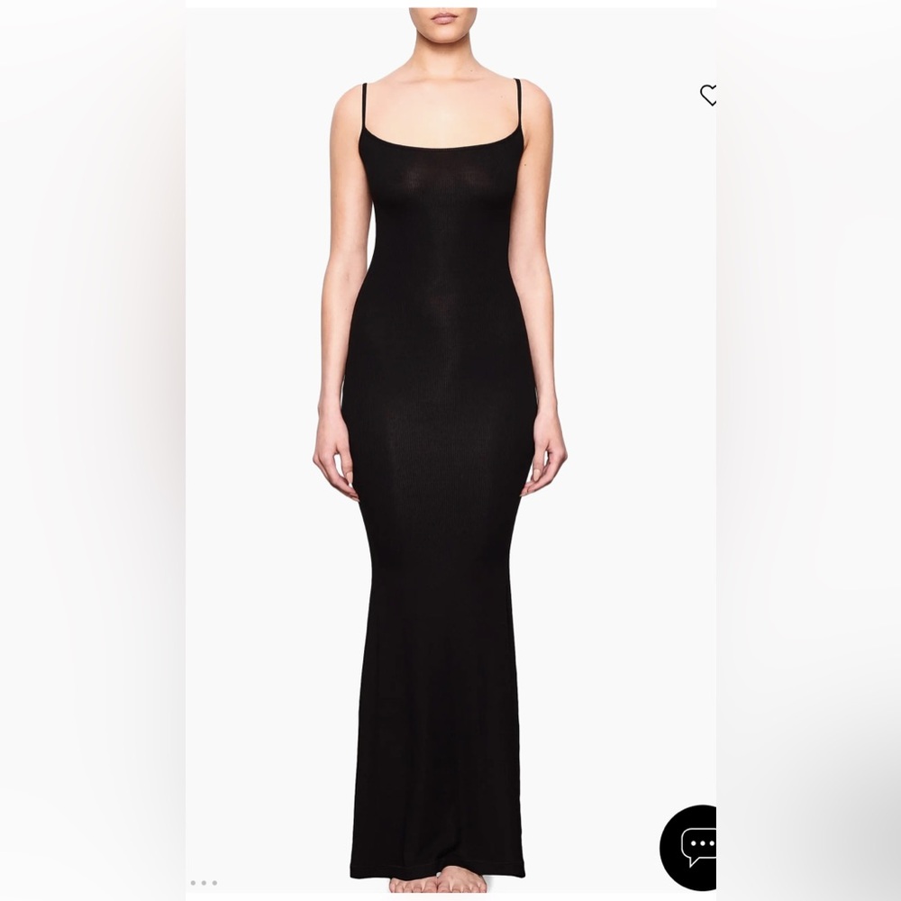 Skims Soft Lounge Long Slip Dress